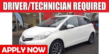 DRIVER/TECHNICIAN REQUIRED