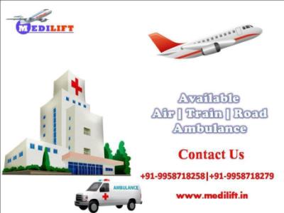 Medilift Air Ambulance in Bagdogra- For Saving the Life of Patient