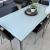 Ikea Torsby XL (big version) used dining table (white glass and metal legs)