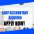 LADY ACCOUNTANT REQUIRED IN DUBAI