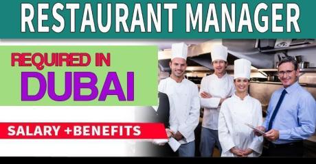 Restaurant Manager Required in Dubai