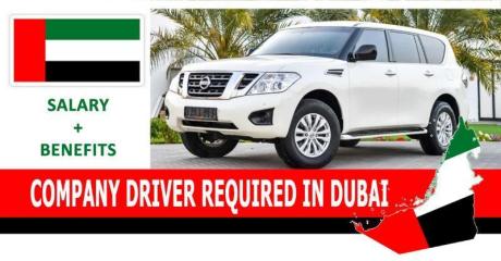 COMPANY DRIVER REQUIRED IN DUBAI
