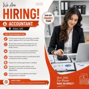 Accountant Required in Dubai