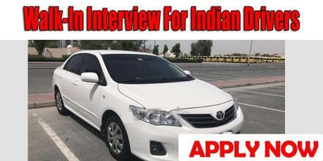 Walk-In Interview For Indian Drivers
