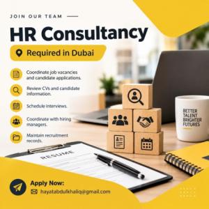 HR Consultancy Required in Dubai