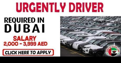 URGENTLY DRIVER REQUIRED IN DUBAI UAE