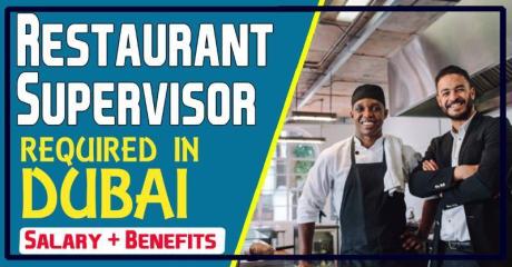 Restaurant Supervisor Required in Dubai