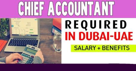 Chief Accountant Required in Dubai