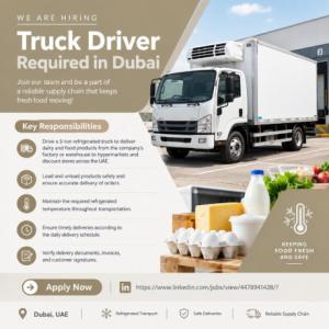 Truck Driver Required in Dubai