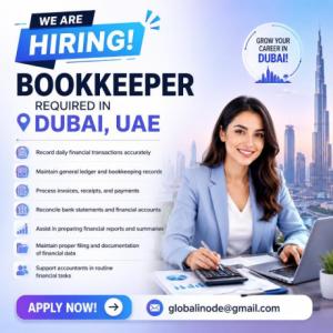 Bookkeeper Required in Dubai