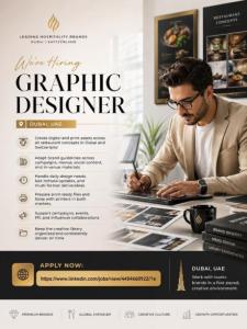 Graphic Designer Required in Dubai