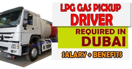 LPG Gas pickup Driver Required in Dubai