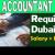 Accountant Required in Dubai