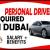 PERSONAL DRIVER REQUIRED IN DUBAI