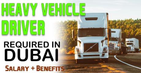 HEAVY VEHICLE DRIVER REQUIRED IN DUBAI