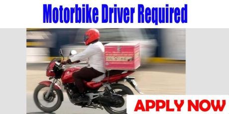 Motorbike Driver Required