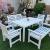 Beautiful wooden dining set for outdoor