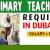 Primary Teacher Required in Dubai