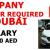 COMPANY DRIVER REQUIRED IN DUBAI
