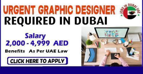 URGENT GRAPHIC DESIGNER REQUIRED IN DUBAI