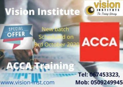 ACCA NEW BATCH START IN VISION