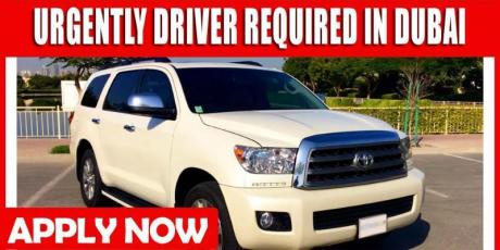 URGENTLY DRIVER REQUIRED IN DUBAI
