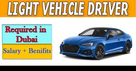 Light Vehicle Driver Required in Dubai