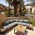 Outdoor furniture corner lounge