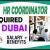 Human Resources Coordinator Required in Dubai