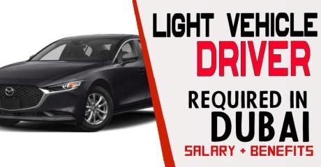 Light vehicle driver Required in Dubai
