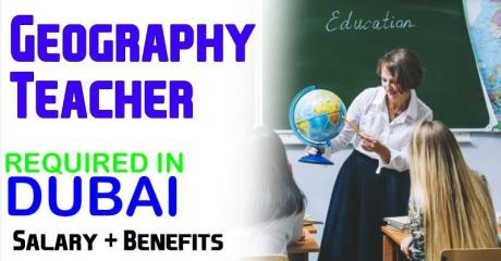 Geography Teacher Required in Dubai