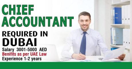 Chief Accountant Required in Dubai
