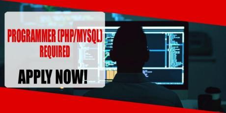 PROGRAMMER (PHP-MYSQL) REQUIRED IN DUBAI