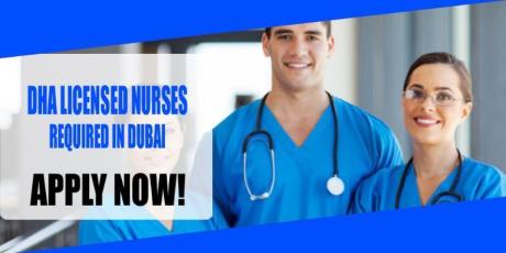 DHA LICENSED NURSES REQUIRED IN DUBAI