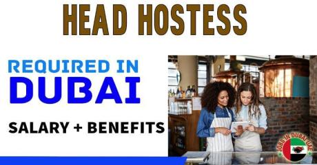 Head Hostess Required in Dubai