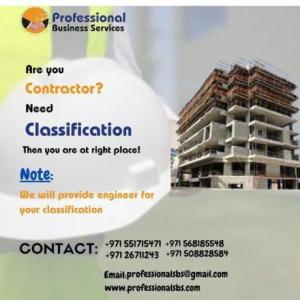 ARE YOU A CONTRACTOR SEEKING CLASSIFICATION? WE CAN GUIDE YOU!