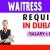 Waitress Required in Dubai