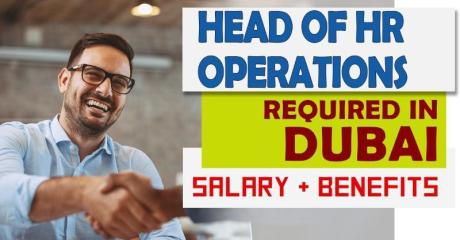 Head of Human Resources Operations Required in Dubai