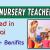 Nursery teacher Required in Dubai