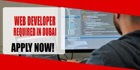 WEB DEVELOPER REQUIRED IN DUBAI