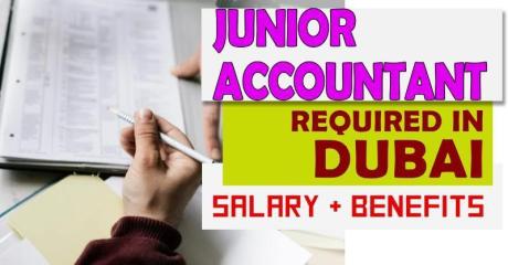 Junior Accountant Required in Dubai