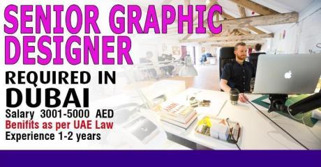 Senior Graphic Designer Required in Dubai