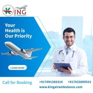 Take King Prominent Air Ambulance in Delhi with Medical Tool