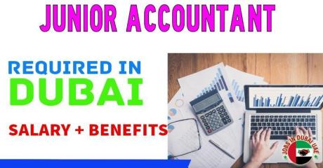 Junior Accountant Required in Dubai