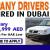 COMPANY DRIVERS REQUIRED IN DUBAI