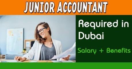 Junior Accountant Required in Dubai
