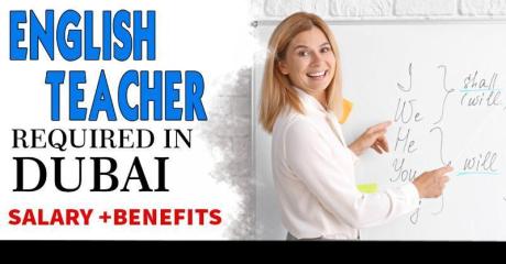 English Teacher Required in Dubai