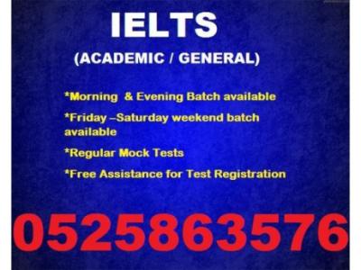 IELTS course in Ajman/ umm al quwain -contact 0525863576 ***