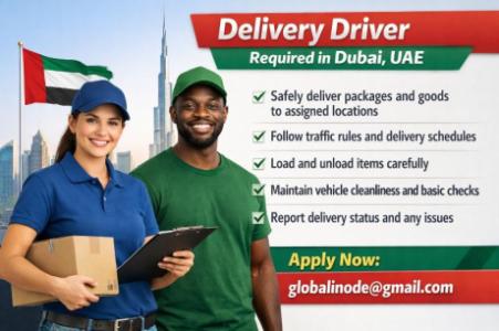 Delivery Driver Required in Dubai