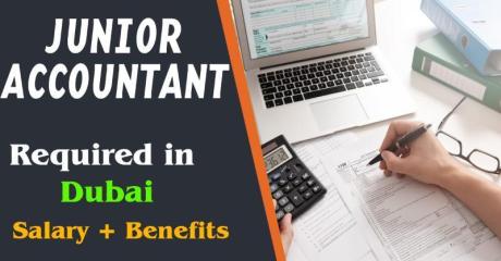 Junior Accountant Required in Dubai